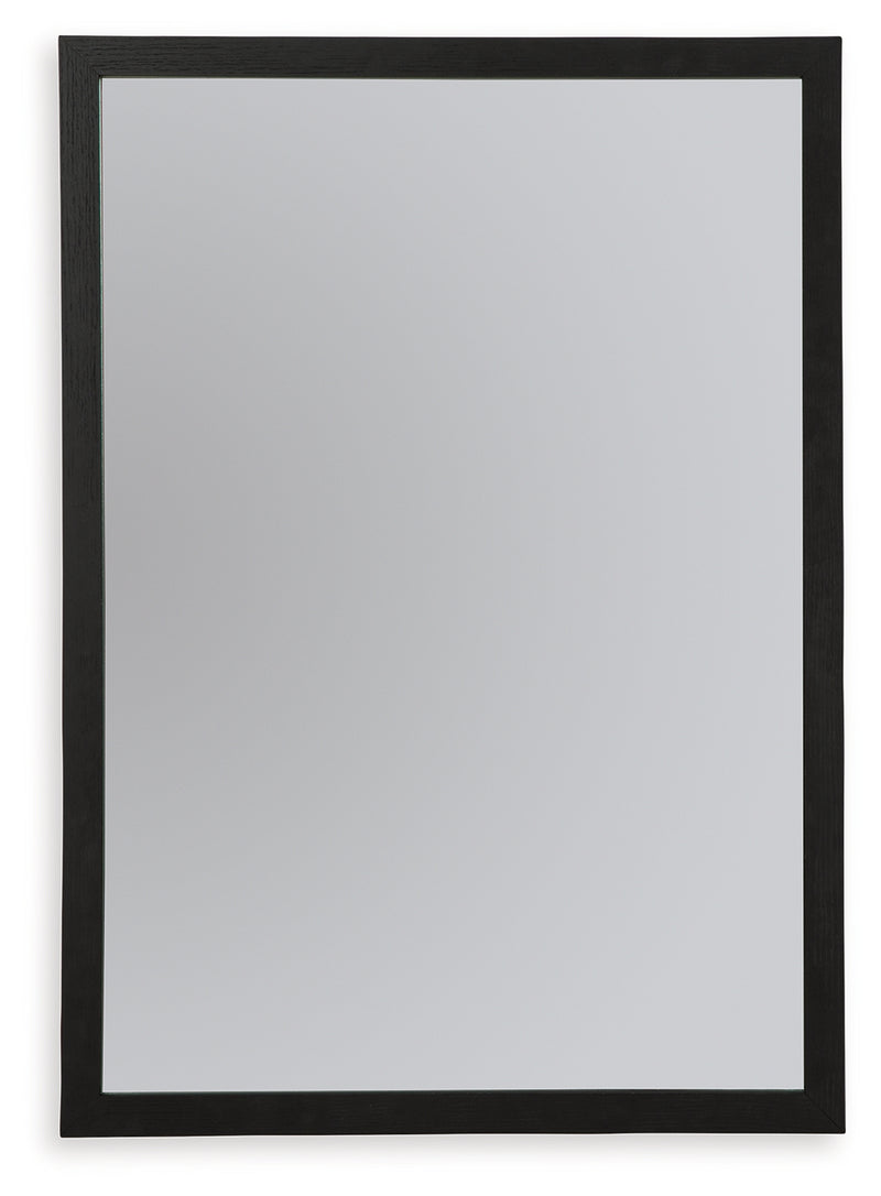 Evee Outdoor & More - Ashley Furniture - Danziar Bedroom - Bedroom Mirror / Black - B1013-36