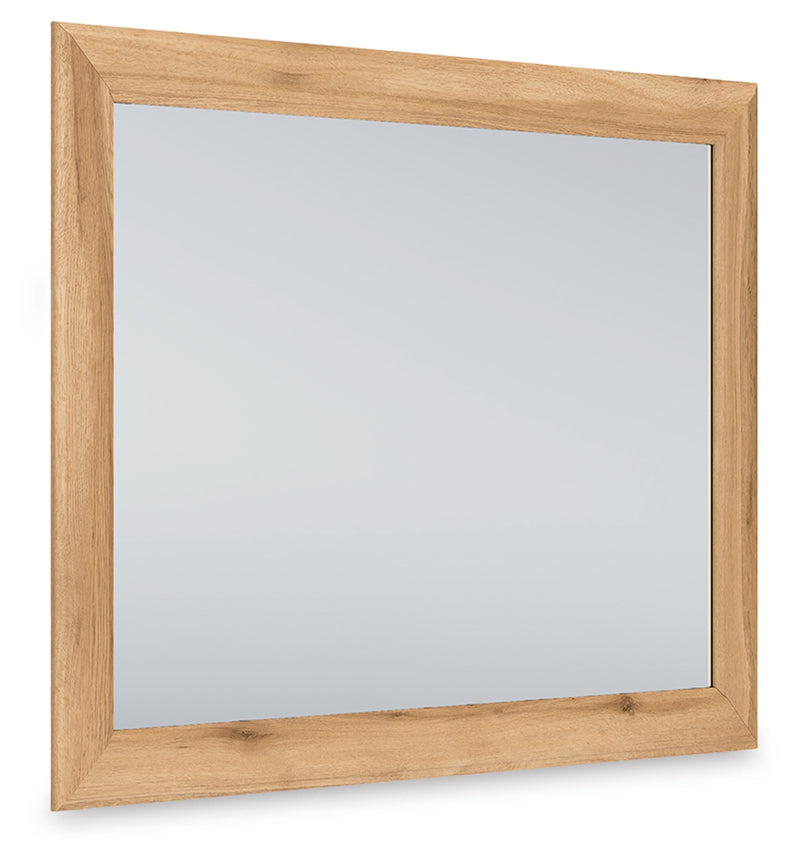 Evee Outdoor & More - Ashley Furniture - Aleaport Bedroom - Bedroom Mirror / Warm Brown - PCB1075-36