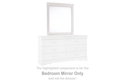 Evee Outdoor & More - Ashley Furniture - Anarasia Bedroom - Bedroom Mirror / White - B129-36