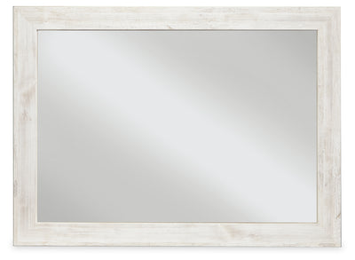 Evee Outdoor & More - Ashley Furniture - Paxberry Bedroom - Bedroom Mirror / Whitewash - B181-36