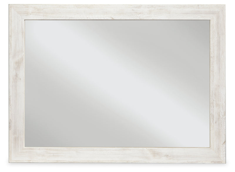 Evee Outdoor & More - Ashley Furniture - Paxberry Bedroom - Bedroom Mirror / Whitewash - B181-36