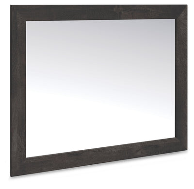 Evee Outdoor & More - Ashley Furniture - Hollivern Bedroom - Bedroom Mirror / Dark Gray - PCB2108-36