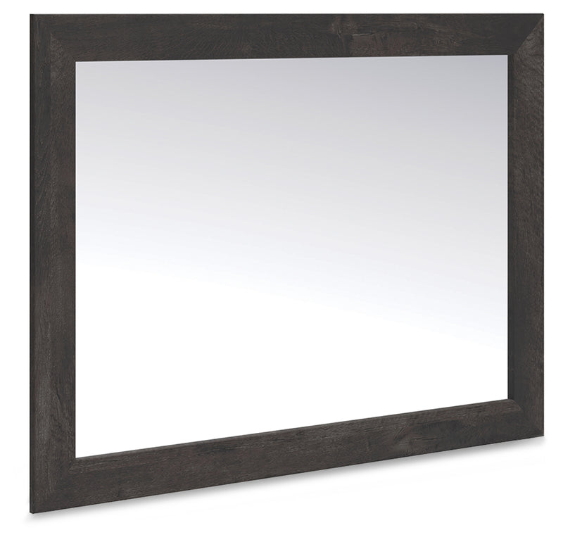 Evee Outdoor & More - Ashley Furniture - Hollivern Bedroom - Bedroom Mirror / Dark Gray - PCB2108-36