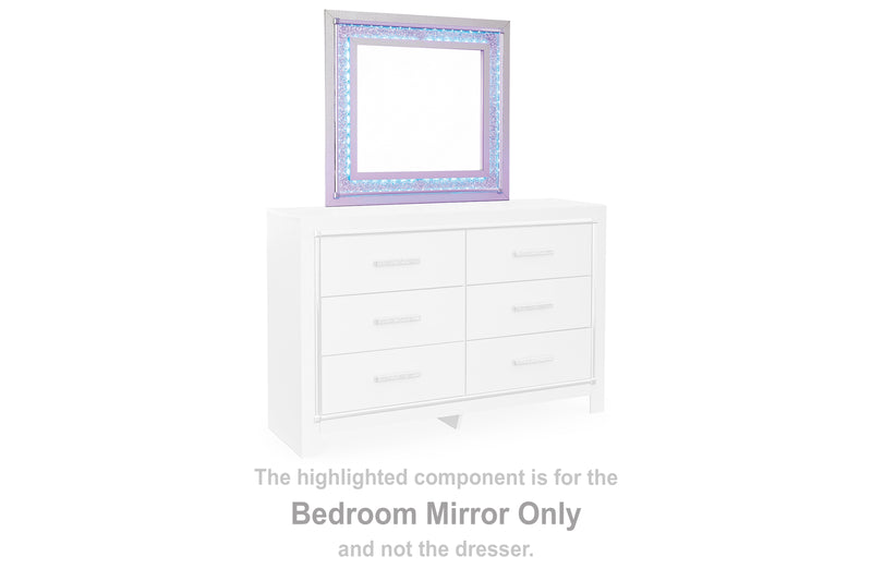 Evee Outdoor & More - Ashley Furniture - Zyniden Bedroom - Bedroom Mirror / Silver - B2114-36