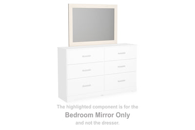 Evee Outdoor & More - Ashley Furniture - Stelsie Bedroom - Bedroom Mirror / White - B2588-36