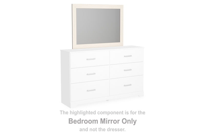 Evee Outdoor & More - Ashley Furniture - Stelsie Bedroom - Bedroom Mirror / White - B2588-36