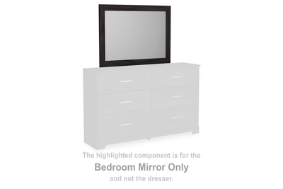 Evee Outdoor & More - Ashley Furniture - Belachime Bedroom - Bedroom Mirror / Charcoal - B2589-36