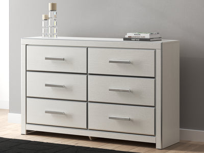 Evee Outdoor & More - Ashley Furniture - Zuraleus Bedroom - Six Drawer Dresser / White - PCB3381-31