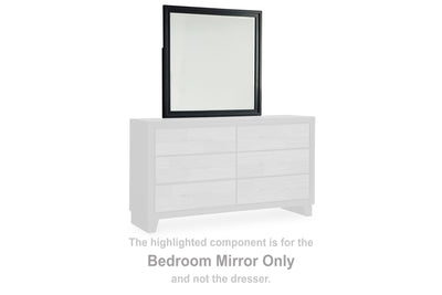 Evee Outdoor & More - Ashley Furniture - Kraeburn Bedroom - Bedroom Mirror / Brown/Black - B496-36