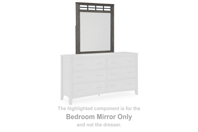 Evee Outdoor & More - Ashley Furniture - Montillan Bedroom - Bedroom Mirror / Grayish Brown - B651-36
