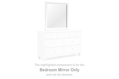 Evee Outdoor & More - Ashley Furniture - Fortman Bedroom - Bedroom Mirror / White - B680-36