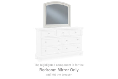 Evee Outdoor & More - Ashley Furniture - Robbinsdale Bedroom - Bedroom Mirror / Antique White - B742-36