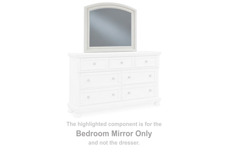 Evee Outdoor & More - Ashley Furniture - Robbinsdale Bedroom - Bedroom Mirror / Antique White - B742-36