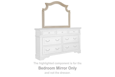 Evee Outdoor & More - Ashley Furniture - Realyn Bedroom - Bedroom Mirror / Chipped White - B743-36