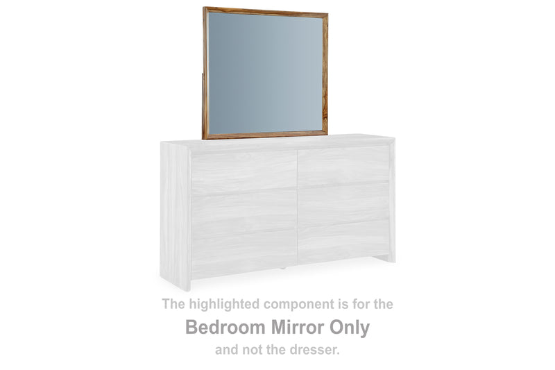 Evee Outdoor & More - Ashley Furniture - Dressonni Bedroom - Bedroom Mirror / Brown - B790-36