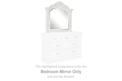 Evee Outdoor & More - Ashley Furniture - Montelaine Bedroom - Bedroom Mirror / Antique White - B795-36