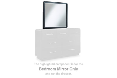 Evee Outdoor & More - Ashley Furniture - Rowanbeck Bedroom - Bedroom Mirror / Black - B821-36