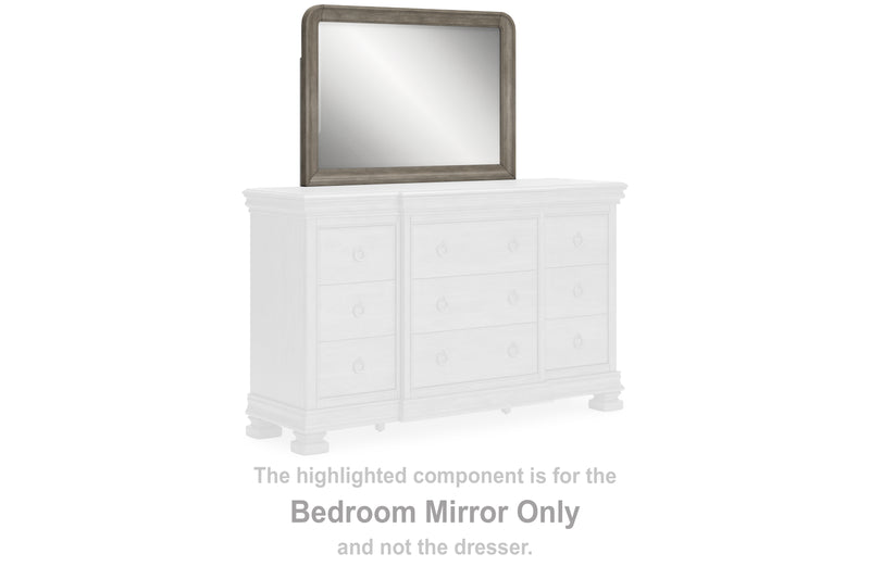 Evee Outdoor & More - Ashley Furniture - Lexorne Bedroom - Bedroom Mirror / Gray - B924-36