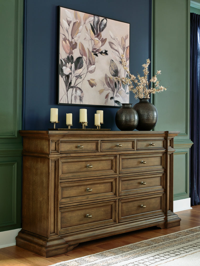Evee Outdoor & More - Ashley Furniture - Frantanna Bedroom - Dresser / Brown - PCB949-31