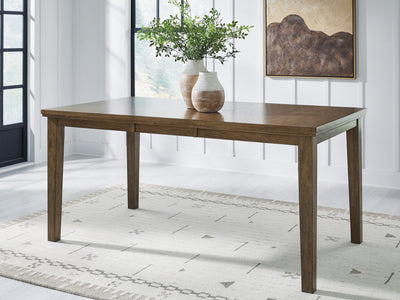 Evee Outdoor & More - Ashley Furniture - Urbinforte Dining Room - DRM Counter Butterfly EXT TBL / Light Brown / 79"W x 42"D x 36"H - PCD592-32