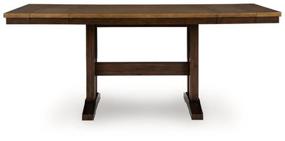 Evee Outdoor & More - Ashley Furniture - Rylandeen Dining Room - RECT DRM Counter EXT Table - PCD651-32