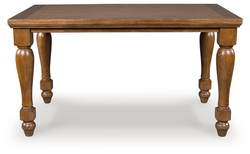 Evee Outdoor & More - Ashley Furniture - Greddinton Counter Height Dining Table - RECT Dining Room Counter Table / Brown - PCD824-13