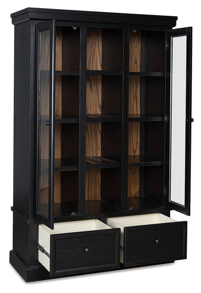 Evee Outdoor & More - Ashley Furniture - Greddinton Curio - Curio / Black/Brown - PCD824-186