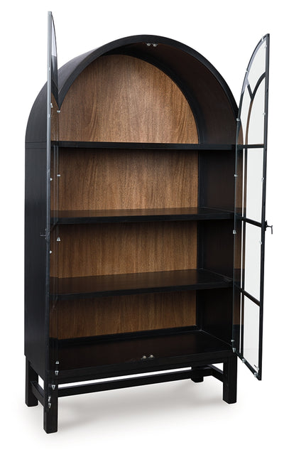 Evee Outdoor & More - Ashley Furniture - Greddinton Display Cabinet - Display Cabinet / Brown/Black - PCD824-476