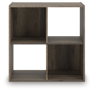 Evee Outdoor & More - Ashley Furniture - Shallifer Four Cube Organizer - Four Cube Organizer / Brown - EA1104-2X2