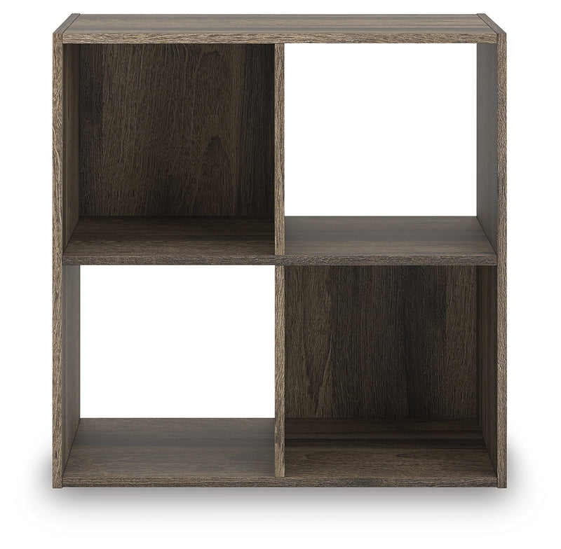 Evee Outdoor & More - Ashley Furniture - Shallifer Four Cube Organizer - Four Cube Organizer / Brown - EA1104-2X2