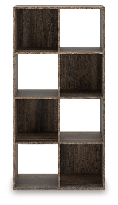 Evee Outdoor & More - Ashley Furniture - Shallifer Eight Cube Organizer - Eight Cube Organizer / Brown - EA1104-4X2