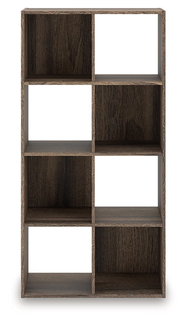 Evee Outdoor & More - Ashley Furniture - Shallifer Eight Cube Organizer - Eight Cube Organizer / Brown - EA1104-4X2
