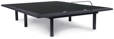 Evee Outdoor & More - Ashley Furniture - Head Up Only Foundation Queen Adjustable Head Base - Queen Adjustable Head Base / Charcoal Gray - M5X132