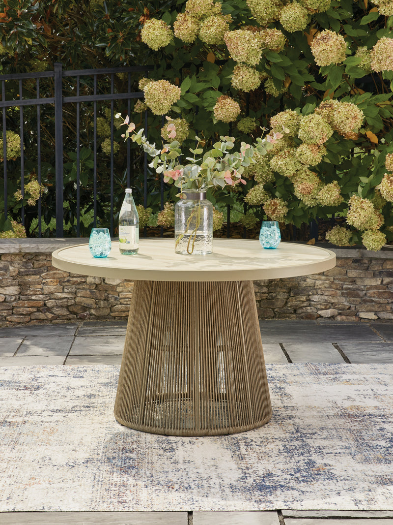 Evee Outdoor & More - Ashley Furniture - Orchard Beach Outdoor - Outdoor Dining Table - PCP373P2