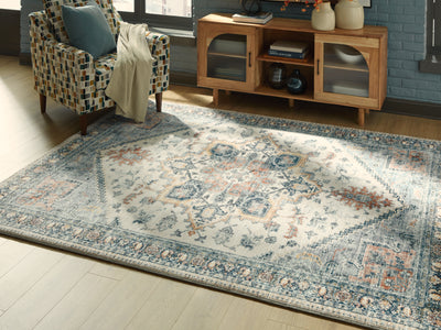 Evee Outdoor & More - Ashley Furniture - Wallney Rug - 5' x 7' Area Rug / Multi - R407492