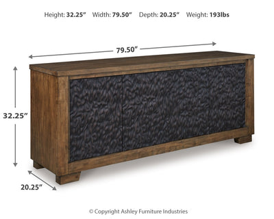 Rosswain 80" TV Stand