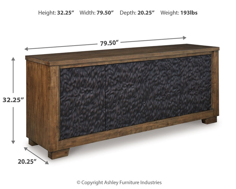 Rosswain 80" TV Stand